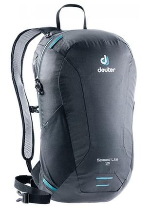 Рюкзак Deuter Speed Lite 12 з поясним ременем (black)