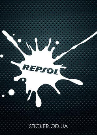 Вінілова наклейка — Repsol кляксу