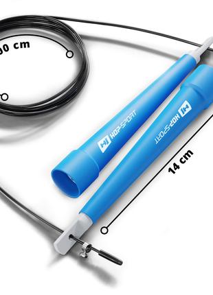 Скакалка Hop-Sport Crossfit с пластиковыми ручками HS-P010JR г...