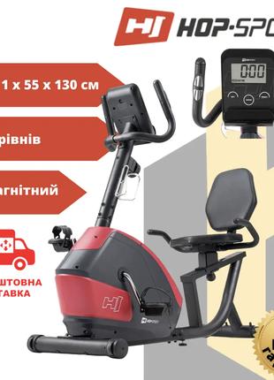 Горизонтальный велотренажер магнитный Hop-Sport HS-035L Solo к...