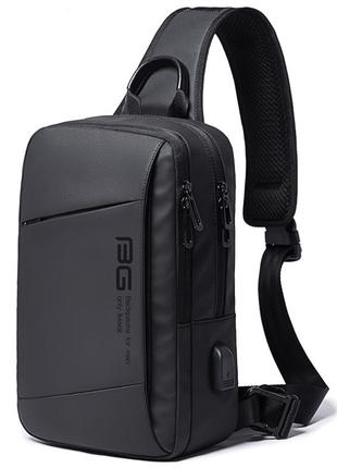 Однолямочный рюкзак Bange BG-22002 мужской городской влагоусто...