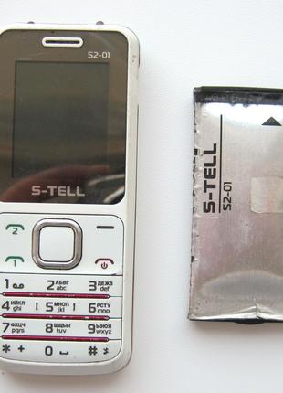 S-TELL S2-01 разбит дисплей, включается, вздутый аккумулятор