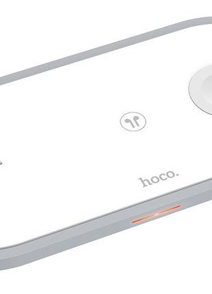 Зарядное устройство беспроводное 3 в 1 HOCO CW24 15W, белое