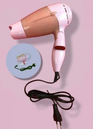 Фен для волос Nova Hair Dryer NV-1395 1000W дорожный