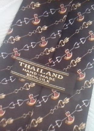 Оригинальный шелковый галстук ручной работы