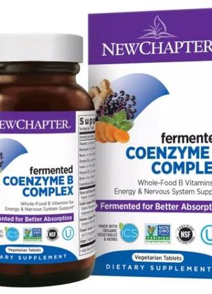 В комплекс New Chapter Fermented Coenzyme B Complex 30 Veg Tab...