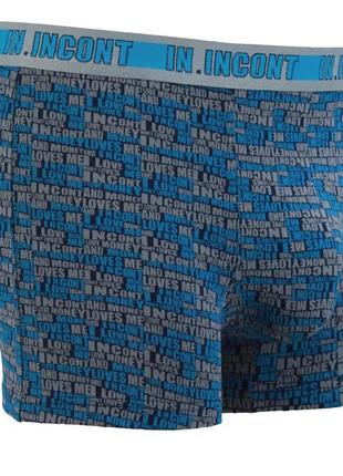 Мужские трусы стрейч INCONT 3XL 50-52 9075 Голубой (SK001329)