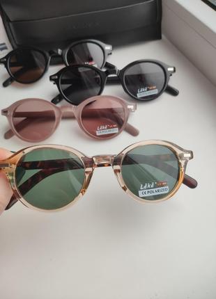 Солнцезащитные очки брендовые leke с поляризацией винтажные