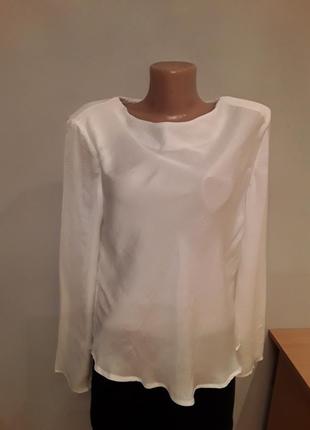 Раскошная брендовая невесомая белоснежная блузка