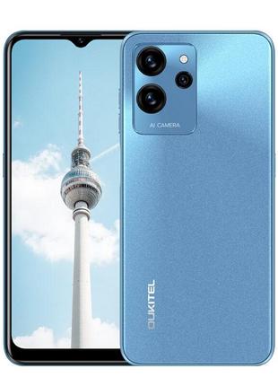 Мощный смартфон OUKITEL C32 8/128Gb blue сенсорный мобильный т...