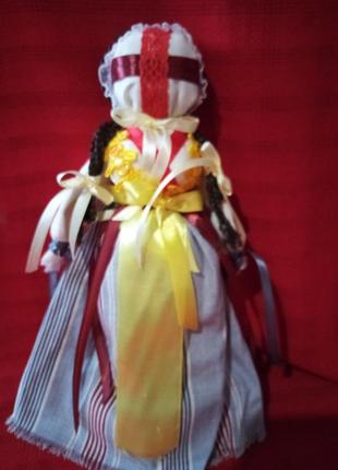 Кукла мотанка-сувенир подарок оберег игрушка в этно стиле