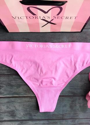 Бесшовные трусики victoria’s secret m стринги виктория сикрет ...