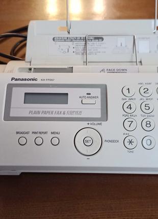 Факс Panasonic KX-FP207. Практически Новый. В идеале.