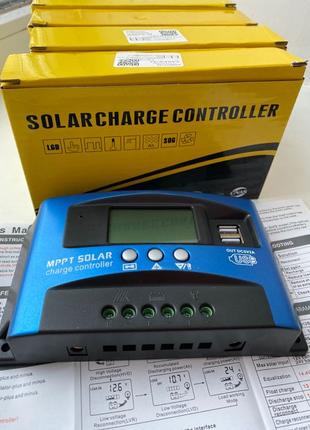 Контролер заряду MPPT сонячних панелей 30А,40,50,60 і 100А