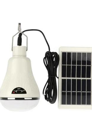Лампа діодна для кемпінгу USB Акумуляторна Зарядка від Сонця С...