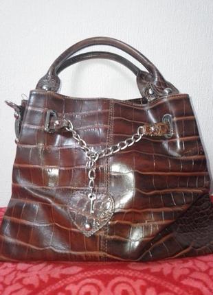 Кожаная сумка genuine leather