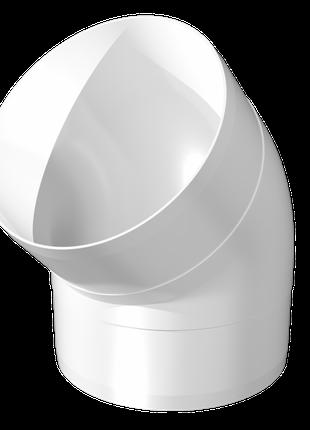 Колено круглое Air пластиковое 45° 100 мм (61-491-1)