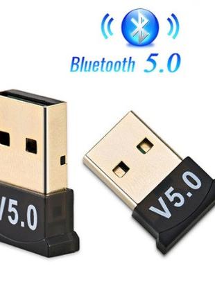 Двухрежимный Mini Bluetooth 5.0 Адаптер USB Блютуз Приемник Пе...