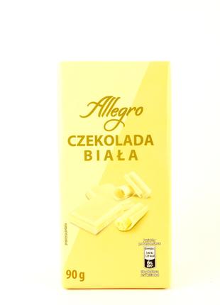 Шоколад білий Allegro 90 г Польща