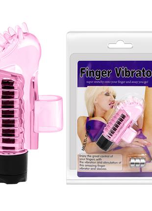 Насадка на палець - Finger Vibrator Pink, 7,6 см