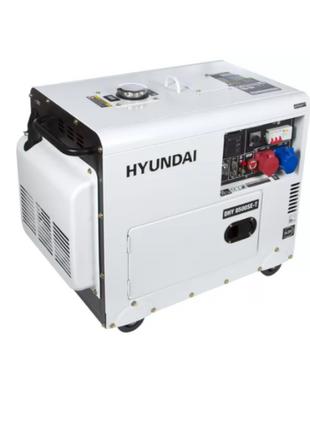 Генератор дизельний Hyundai DHY8500SE-T 6 кВт, одно-трехфазный...