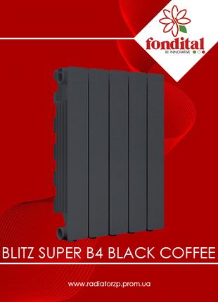 Радиатор отопления алюминиевый черный 500/100 (6 секций) BLITZ...