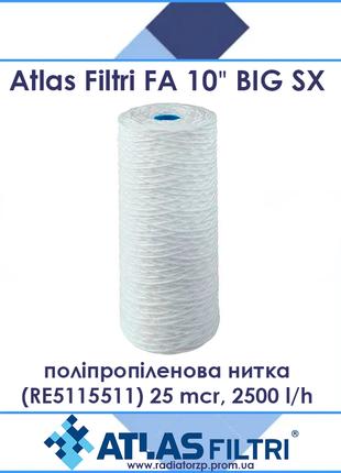 Картридж Atlas Filtri FA 10" BIG SX 25 mcr поліпропіленова нит...