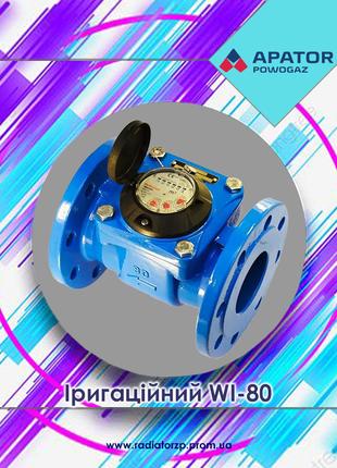 Лічильник води іригаційний DN80 Apator Powogaz WІ-80