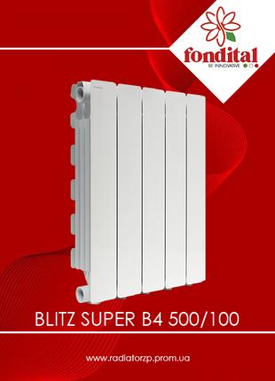 Радиатор отопления алюминиевый белый 500/100 (6 секц.) BLITZ S...
