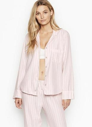 Фланелевая пижама victoria’s secret в полоску полосатая пижамн...