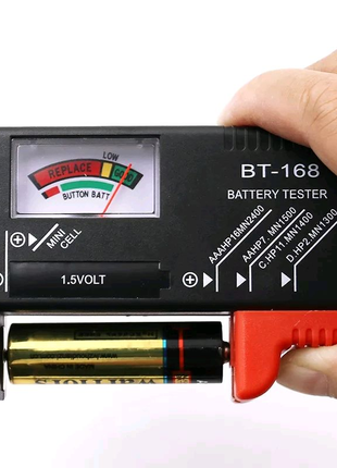 Тестер/індикатор заряду батарейок BT-168