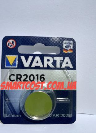 Батарейки Varta CR 2016 BLI 1 VARTA оригінал Німеччина