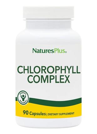 Комплекс хлорофилла, Chlorophyll Complex, Natures Plus, 90 капсул