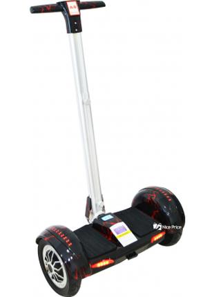 Сигвей гироскутер A8 c ручкой 10'' (Bluetooth, колонками, самоба