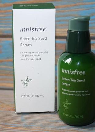 Сыворотка с экстрактом семян зеленого чая innisfree green tea ...