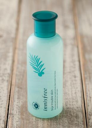 Тонер для проблемной кожи c экстрактом торреи innisfree bija t...