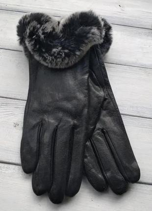 Женские перчатки felix с мехом