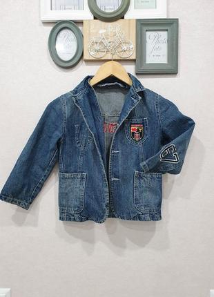 ‼️тотальный распродаж!!️ детская джинсовая курточка golden times