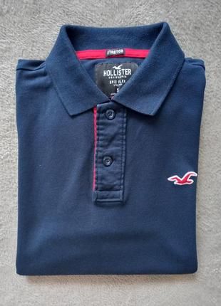 Брендова футболка поло hollister.