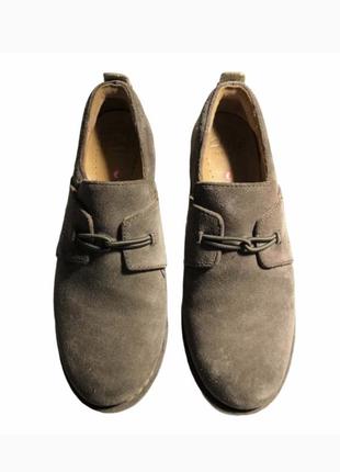 Натуральные кожаные удобные туфли clarks artisan