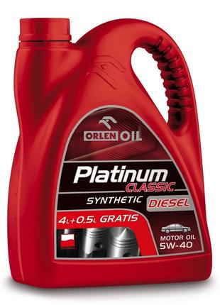 Моторное масло Platinum Classic Diesel SEM. 4.5л 10W-40 Orlen Oil