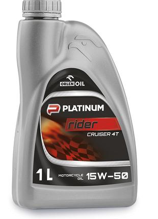 Моторное масло Platinum Rider CRUISER 4T 1л 15W-50 Orlen Oil