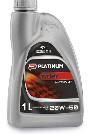 Моторное масло Platinum Rider V-TWIN 4T 1л 20W-50 Orlen Oil