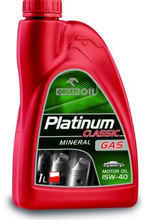 Моторное масло Platinum Classic GAS Mineral 1л 15W-40 Orlen Oil
