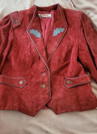 Замшевый пиджак alphirn в баварском стиле.