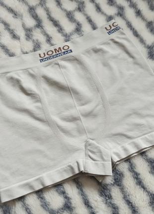 Чоловічі безшовні труси боксери uomo underwear