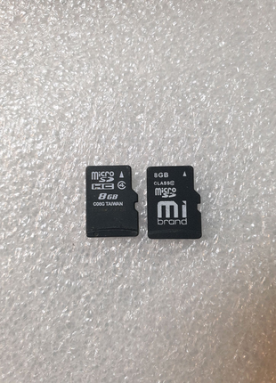 MicroSD 8gb карта памяти б/у рабочая 100%