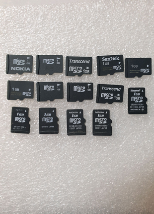 MicroSD 1gb карта памяти 100% рабочая