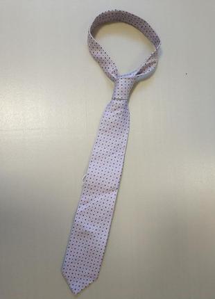 Мужской широкий  шёлковый галстук