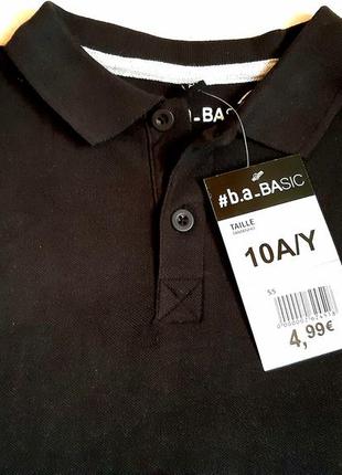 Кольорові сорочки поло і чорні "b.a.basic" німеччина на хлопчика.